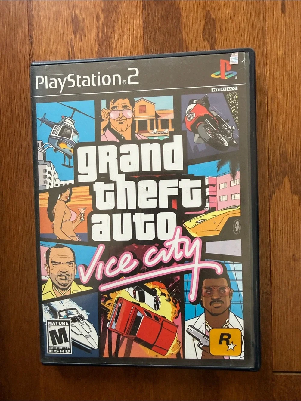 Grand Theft Auto Vice City PlayStation 2 PS2 Black Label Game with Case